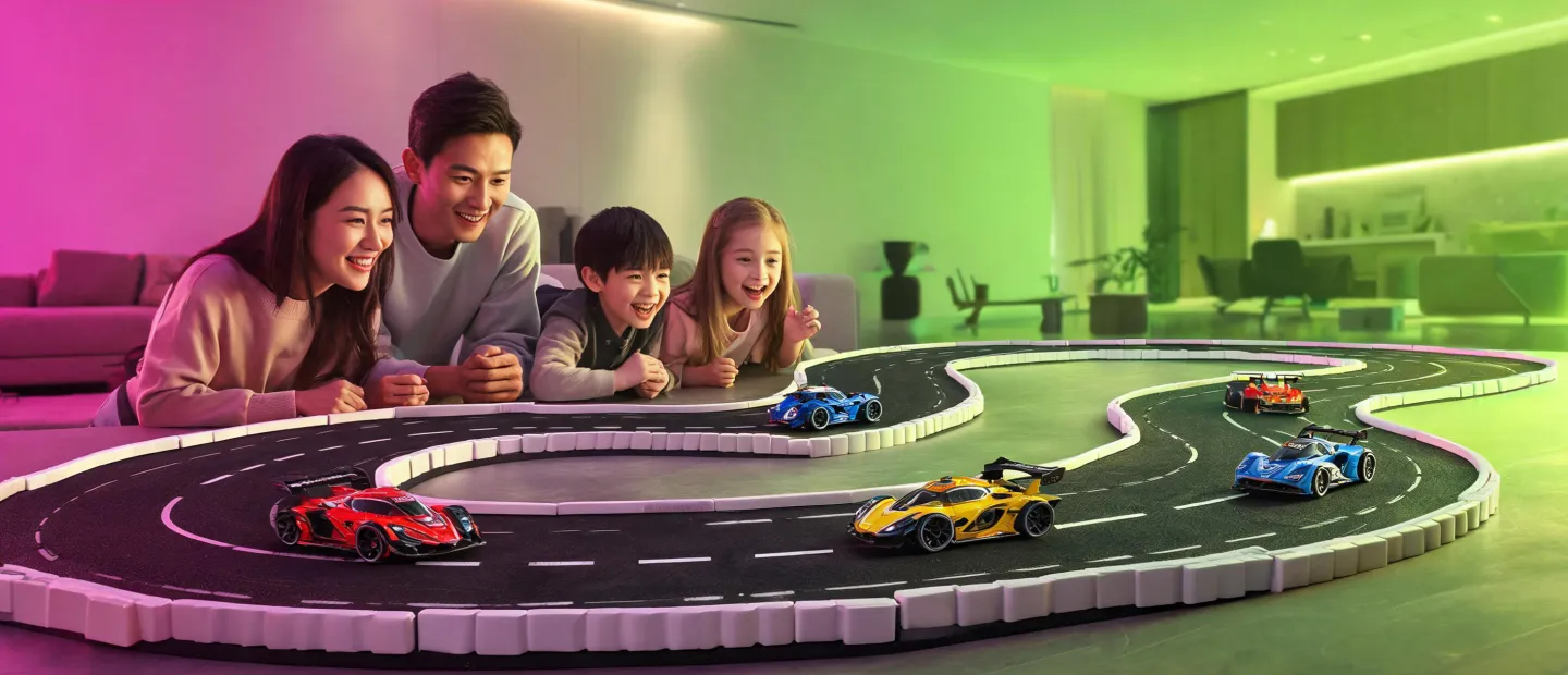 Wltoys RC family race night background